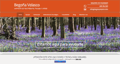 Desktop Screenshot of begonavelasco.com