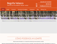 Tablet Screenshot of begonavelasco.com